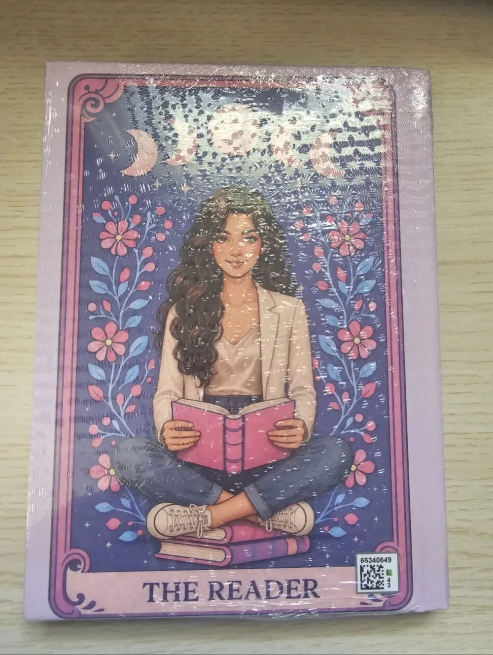 The Reader Tarot Style Moon Phase Hardcover Journal